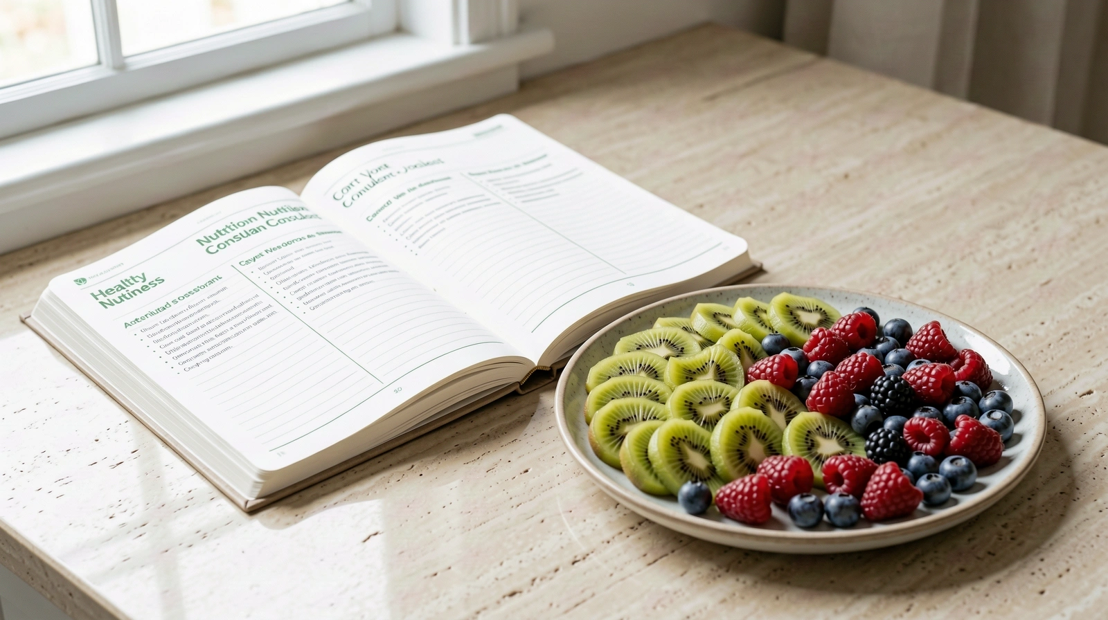 Environnement de cuisine saine